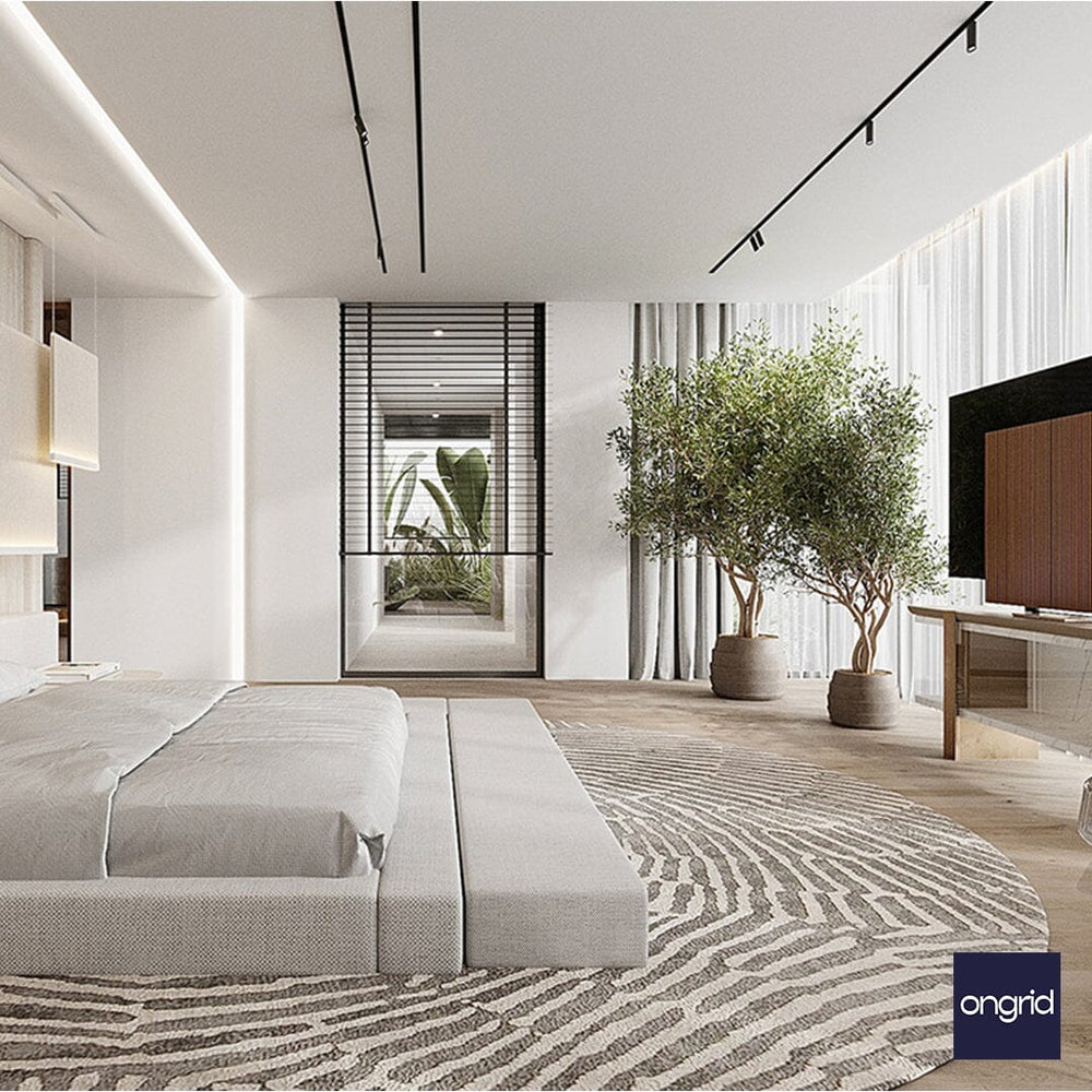 The Serene Slumber Bedroom Design | 17' x 13' ongrid.design