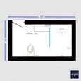 Toilet and Bathroom Design: Merging Function with Aesthetic - 12' x 8'
