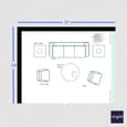 17x15 Living Room Design with Modern Aesthetics | Ongrid Design