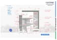 Top-down view of the entire blueprint of Mr. Kunwar's modern duplex design with annotations for rooms and spaces.
