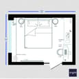 Glamorous Bedroom Haven Design | 15' x 11'