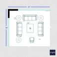 21x18 Living Room Decor with a Modern Twist | Ongrid Design