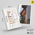 Sloped Roof Modern Home Plan