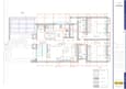 Top-down view of the entire blueprint of Mr. Kunwar's modern duplex design with annotations for rooms and spaces.