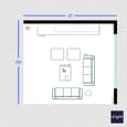 Transform Your 21x20 Living Room with Swing | Ongrid Design