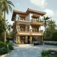 Elegant Tri-Level Home with Modern Aesthetics and Natural Elements