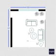Drawing Room Interior Design for an Artistic 17x16 Space | Ongrid Design