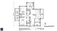 Second floor plan of a 60x60 east facing 4-floor home showing independent unit with combined living-dining, separate kitchen, study and two bedrooms