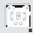 Discovering Balance: Furniture Layouts for Your Living Room  - 18' x 16' | Ongrid.Design