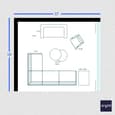 Wall Design Ideas for a Unique 17x15 Living Room | Ongrid Design