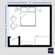 Classic Bedroom Elegance Bedroom Design | 17' x 16'