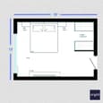Eclectic Bedroom Design Design | 18' x 13'