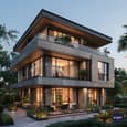 Three-Level Home of Modernity and Light
