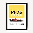 F1-75 Racing Car Artwork For wall