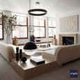Modern and Traditional Living Room Floor Tiles - 20' x 17' | Ongrid.Design