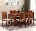 Handicraft Sheesham wood Dimitri 6 Seater Sheesham wood Dining Table Set