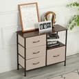 Fabric Chest of Drawers Closet Drawer Organizer