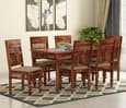 Handicraft Sheesham Wood Alanis 6 Seater Dining Table Set