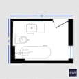 Modern Toilet Design: A Fusion of Functionality and Style - 10' x 8'