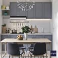 Fusion Kitchen Design: East Meets West | 12' x 11'