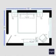 Elegant Classic Bedroom Inspiration Design | 15' x 11'