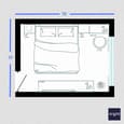 Space-Age Bedroom Design | 15' x 12'