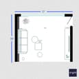 Modern False Ceiling Design for Living Rooms 17' x 15' | Ongrid.Design