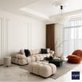 Drawing Room Wall Design Inspirations - 16' x 14' | Ongrid.Design