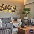 Pop Design Ideas for a Modern 19x15 Living Room | Ongrid Design
