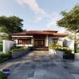 Nalukettu Modern: A Contemporary Kerala House Plan