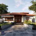 Nalukettu Modern: A Contemporary Kerala House Plan