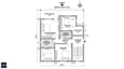 40x50 south-facing first floor plan with master bedroom in SW, pooja in NE, and 12x6 ft south balcony