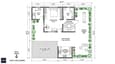 Third floor summit plan showing 14x18 ft studio suite, expansive south terrace with solar zone, outdoor kitchen, and utility room