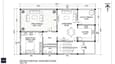 40x60 west-facing second floor plan showing guest or rental suite, 24×14 ft open west terrace, and 12×10 ft utility terrace at rear
