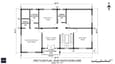 40x60 south facing G+2 first floor plan showing master suite in SW, two bedrooms, family lounge, and south-facing balcony