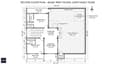Second floor plan of the 60x60 G+2 west facing home