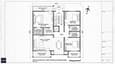 First floor plan of the 60x60 west-facing G+3 home