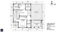 Third floor and terrace plan for 40x50 east facing home showing guest suite, northeast pooja room, and 20-foot east-facing open terrace