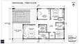 Third floor penthouse plan for a 40x60 west-facing G+3 home with master suite, study, and 20x20 ft sunset terrace garden