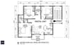Second floor plan of 40x60 south facing G+3 showing independent 3BHK rental unit with separate staircase entrance