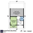 20x40 Second Floor Plan