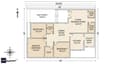 Detailed ground floor plan of a 40x60 north-facing 3BHK bungalow with labelled room dimensions, Vastu-aligned layout, and car porch positioned on the north frontage