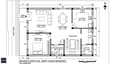 40x60 west-facing ground floor plan showing entry foyer, living room, kitchen in NW corner, and south-west bedroom