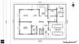 Ground floor plan of 40x60 south facing G+3 home showing 2-car parking, parents bedroom suite, and family living zone