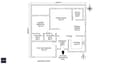 Ground floor architectural plan of a 60x60 south facing G+2 house with room labels and dimensions