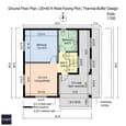 Ground Floor Plan with Thermal Buffer Zones