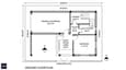 Ground floor plan — 30x40 south facing G+3