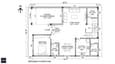 Ground floor plan — 40x50 east facing G+1 house