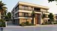 Grand west-facing 3-floor elevation on a 60x60 plot