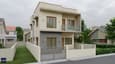 North-facing 2-story duplex on 20x40 plot with soft natural light and compound wall